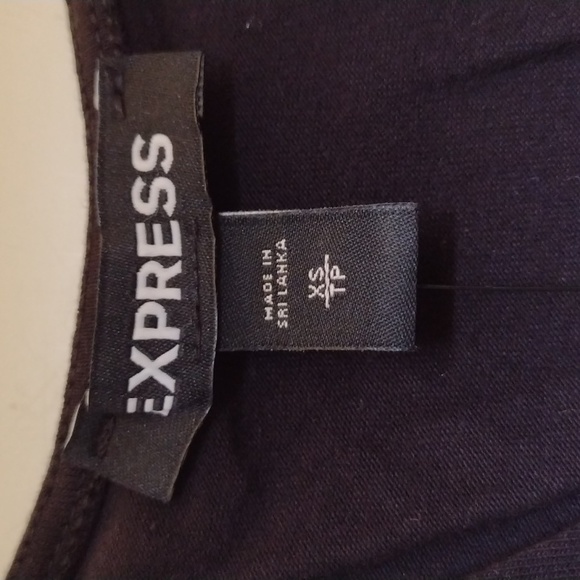 NWT Express Black Thong Bodysuit size XS - Picture 5 of 11